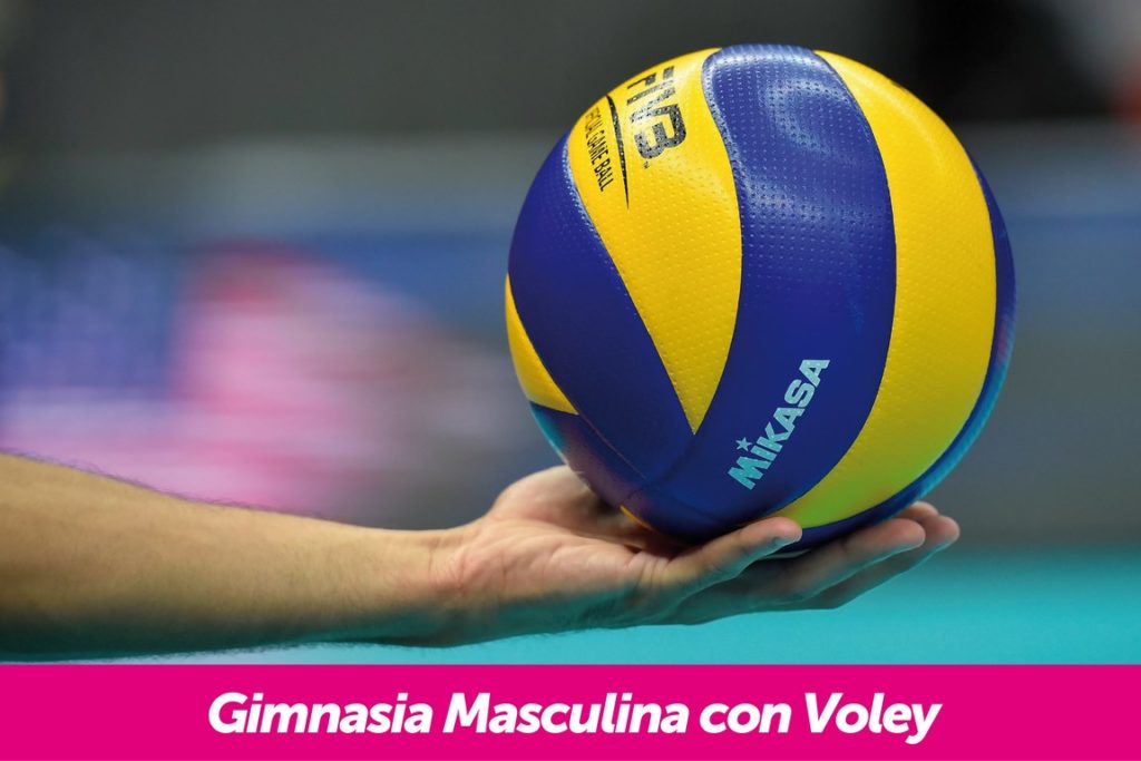 Gimnasia Masculina con Voley